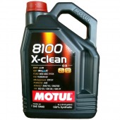 Motul 8100 X-clean 5w40 синтетическое (5л)